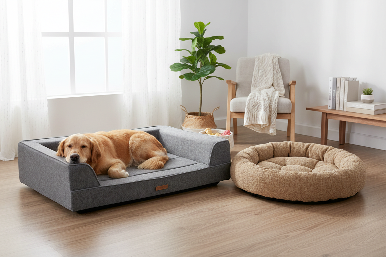 Memory Foam vs. Regular Dog Beds: What's the Difference?