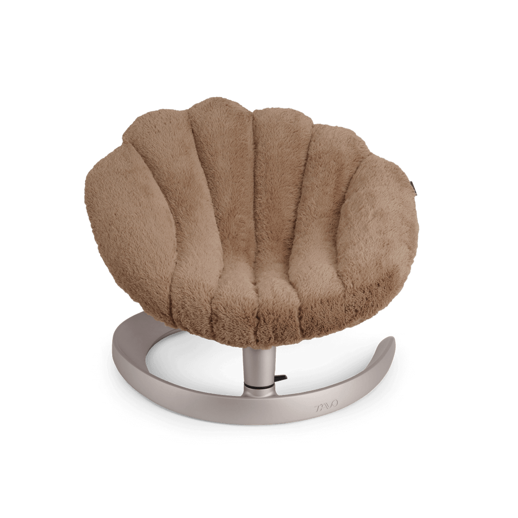 Tavo Shell Pet Bed & Swaying Lounger - Caramel
