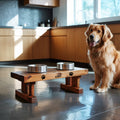 Rustic Style Handmade Dog Bowl For Kitchen Decor