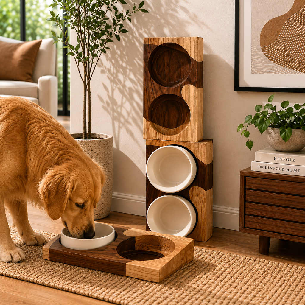 Riikyu "Wave" Pet Bowl Set