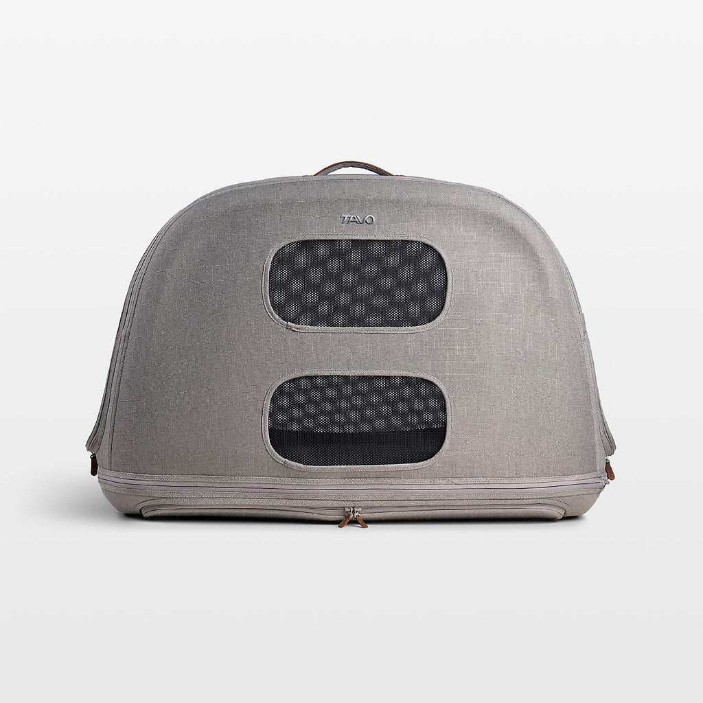 Tavo Pets Crispin Impact-Tested Pet Travel Crate, Large in Merle